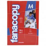 PAPEL FOTOCOPIA FANACOPY A4  CAJA DE 5 PAQ. X 500 HS