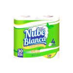 PAPEL HIGIENICO NUBE BLANCA ECO - FUNDA 64 ROLLOS POR 30 METROS CADA ROLLO